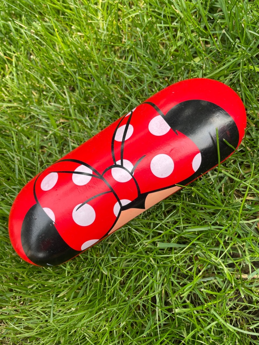 MINNIE MOUSE DISNEY Fun Feminine Red & Black Hard Shell Sunglass Eyewear Case